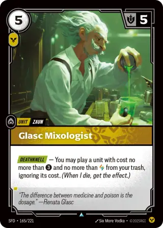 Glasc Mixologist — Riftbound card SFD 165