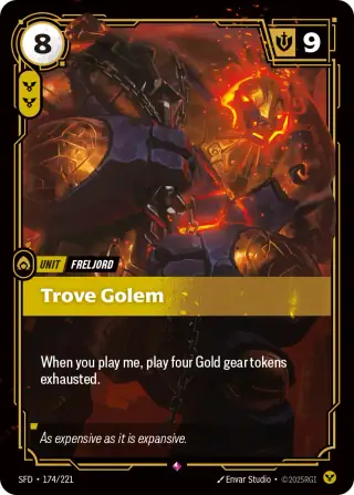 Trove Golem — Riftbound card SFD 174
