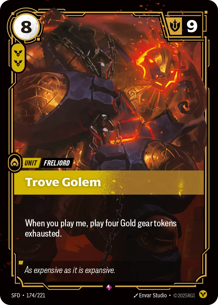 Trove Golem — Riftbound card SFD 174