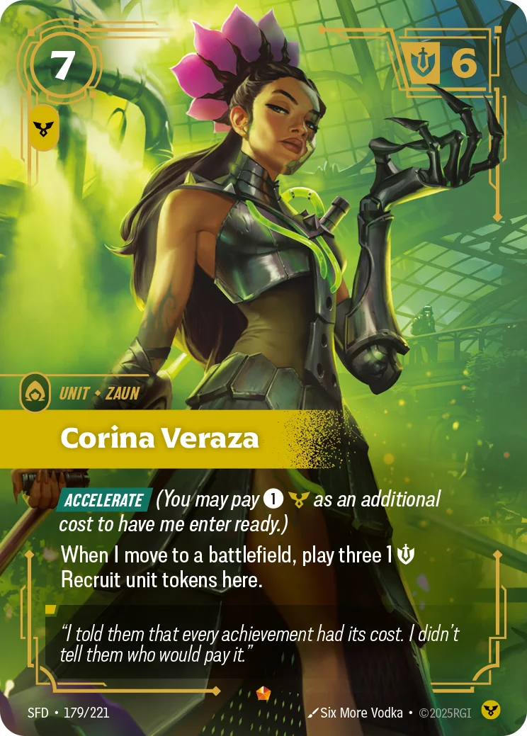 Corina Veraza — Riftbound Epic card SFD 179