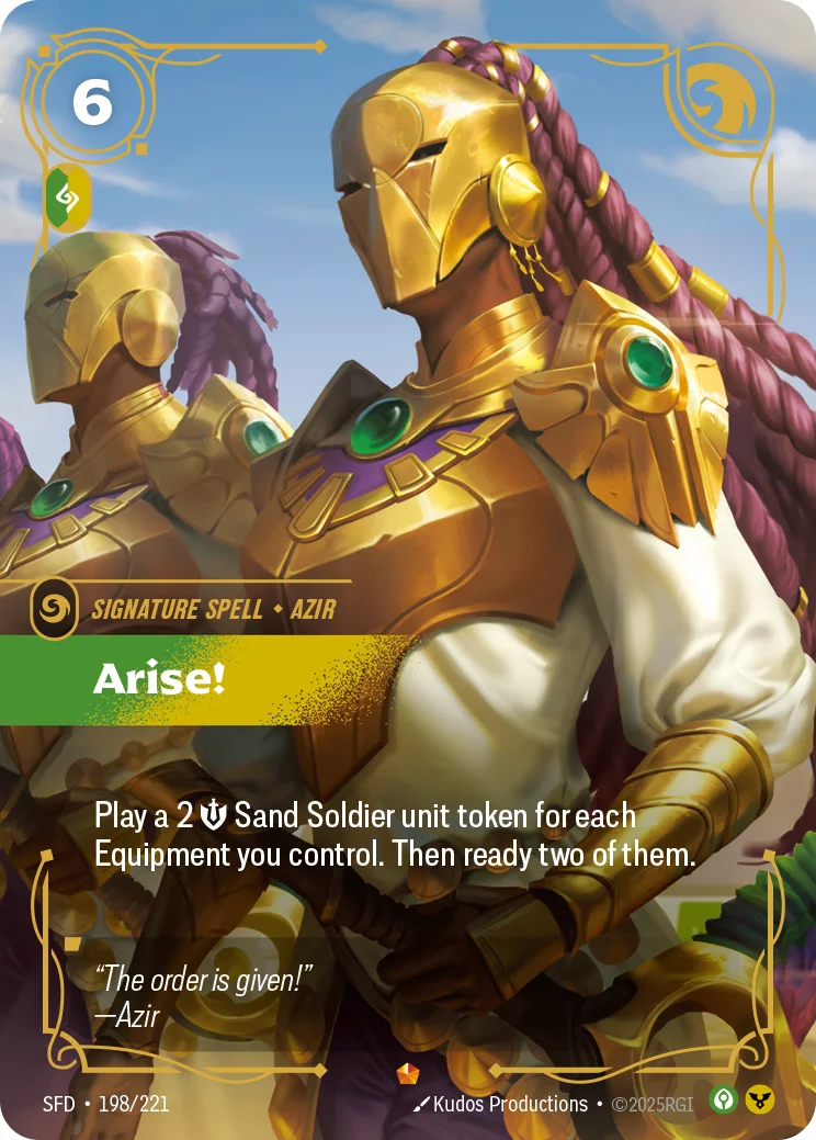 Arise! — Riftbound Epic card SFD 198