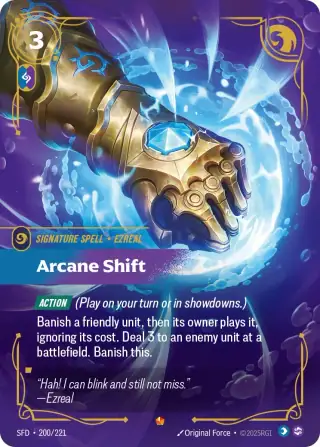 Arcane Shift — Riftbound Epic card SFD 200