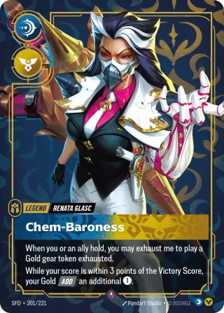 Renata Glasc, Chem-Baroness — Riftbound card SFD 201
