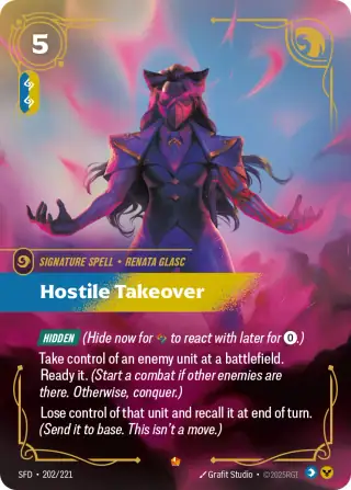 Hostile Takeover — Riftbound Epic card SFD 202