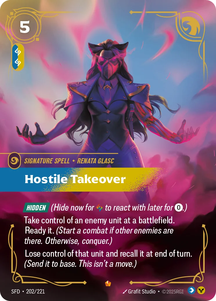 Hostile Takeover — Riftbound Epic card SFD 202