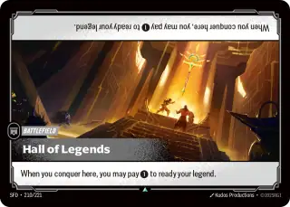 Hall of Legends — Riftbound card SFD 210