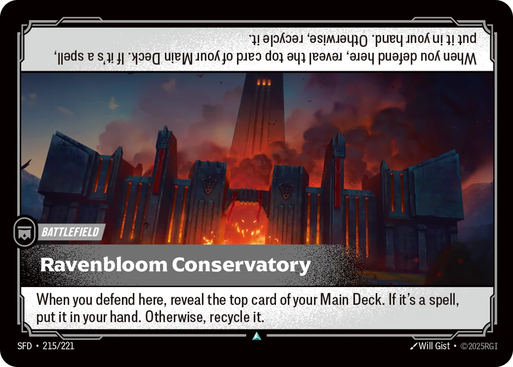 Ravenbloom Conservatory — Riftbound card SFD 215