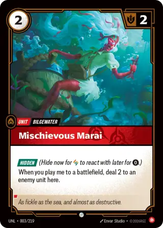 Mischievous Marai — Riftbound card UNL 003