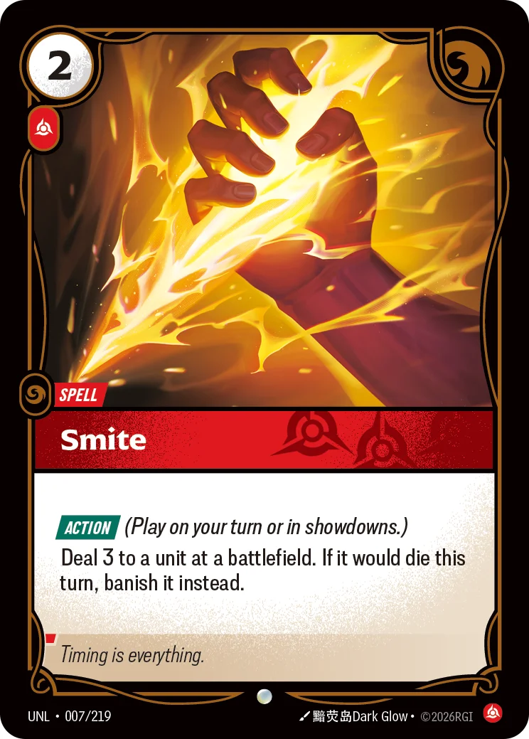 Smite — Riftbound card UNL 007