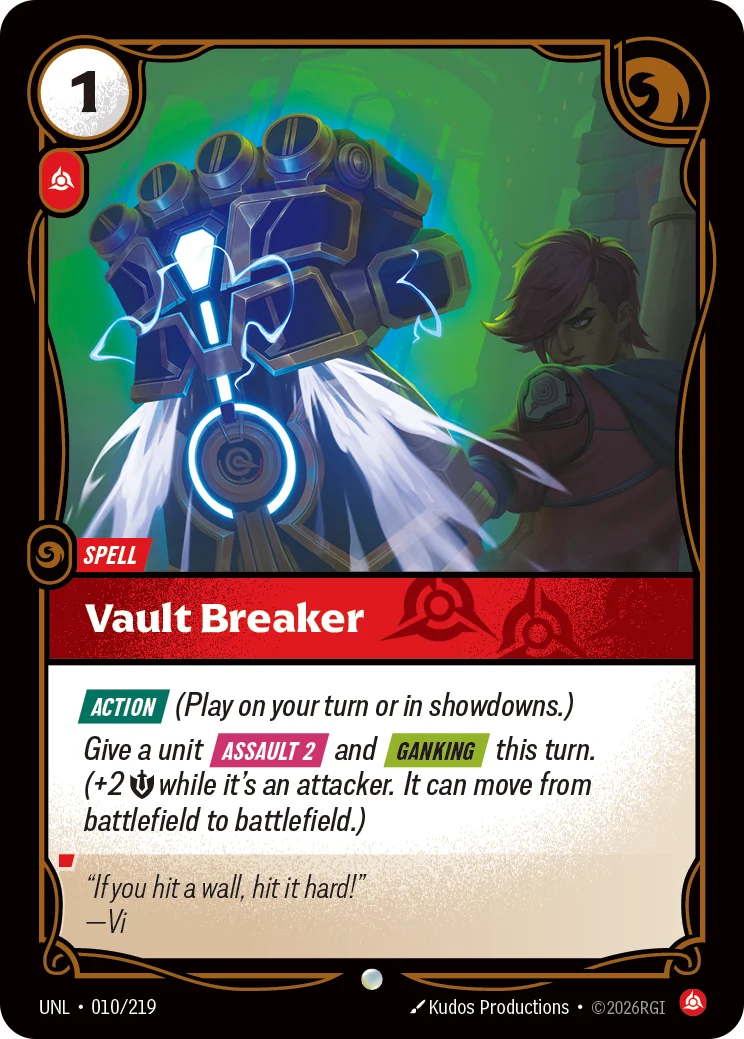 Vault Breaker — Riftbound card UNL 010