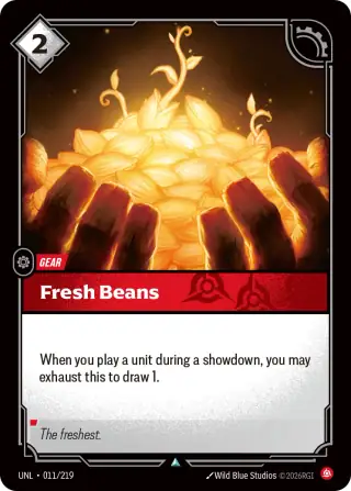 Fresh Beans — Riftbound card UNL 011