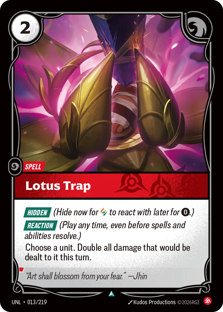 Lotus Trap — Riftbound card UNL 013
