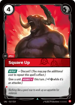 Square Up — Riftbound card UNL 017