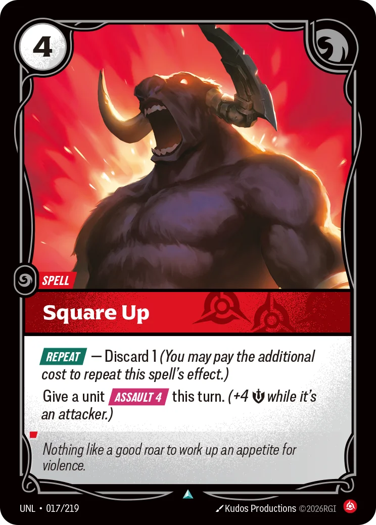 Square Up — Riftbound card UNL 017