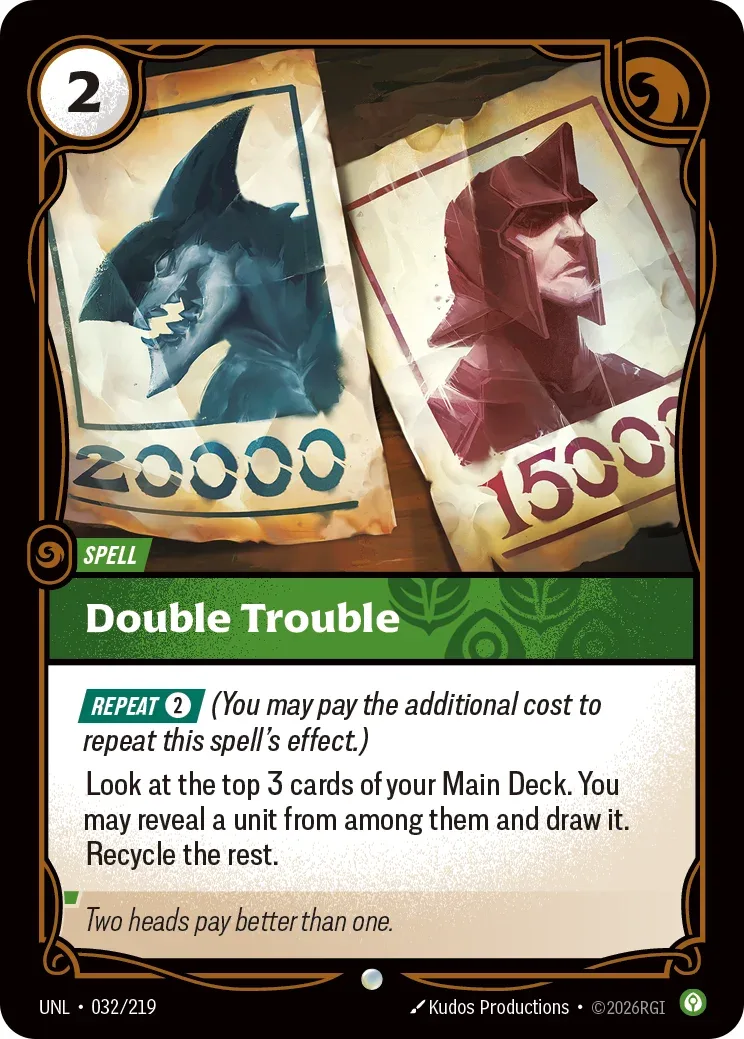 Double Trouble — Riftbound card UNL 032