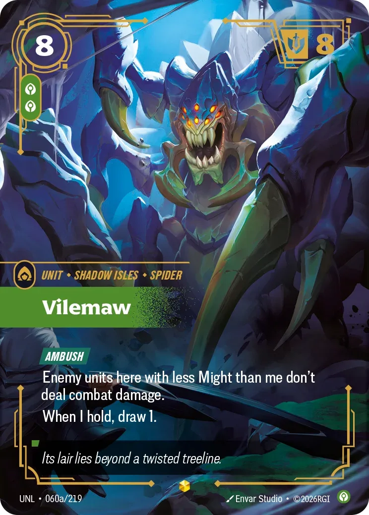Vilemaw — Riftbound Showcase card UNL 060a