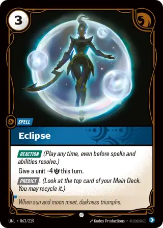 Eclipse — Riftbound card UNL 063