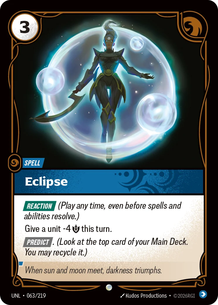 Eclipse — Riftbound card UNL 063