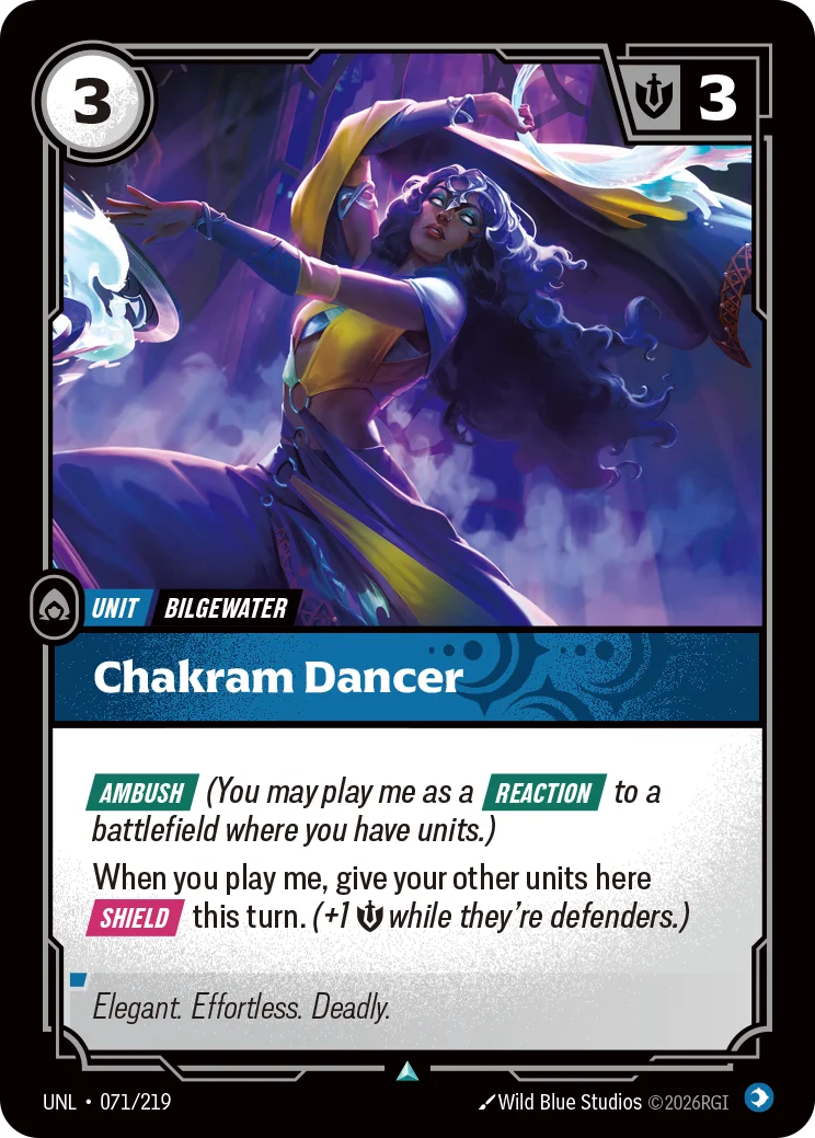 Chakram Dancer — Riftbound card UNL 071