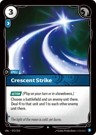 Crescent Strike — Riftbound card UNL 072