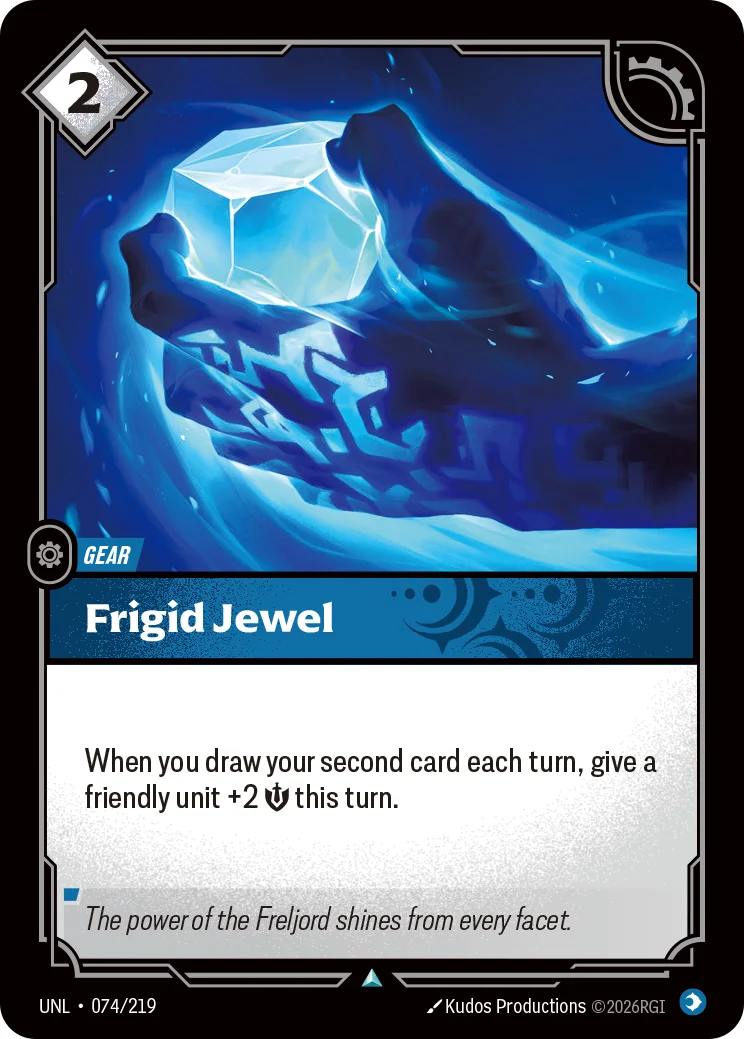Frigid Jewel — Riftbound card UNL 074
