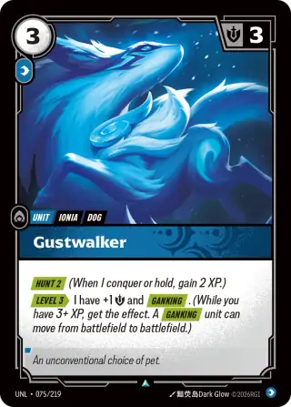 Gustwalker — Riftbound promo card UNL 075