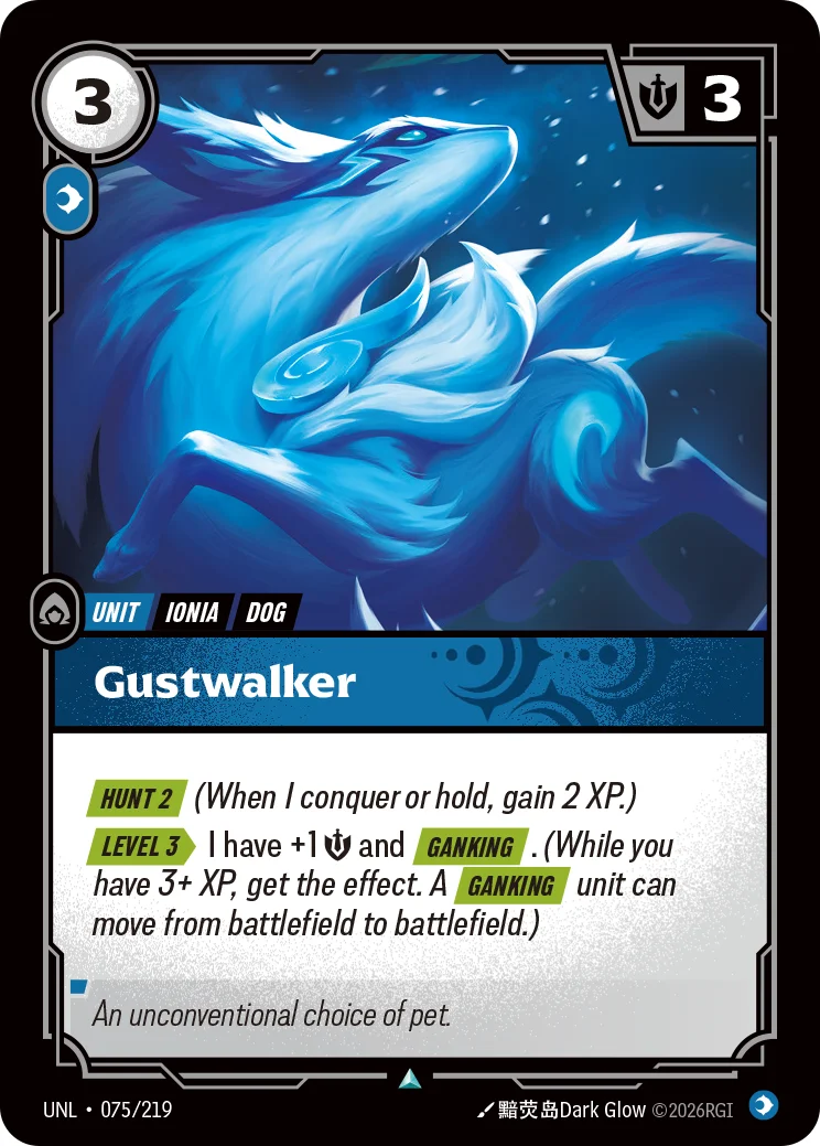Gustwalker — Riftbound promo card UNL 075