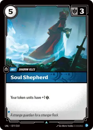Soul Shepherd — Riftbound card UNL 077