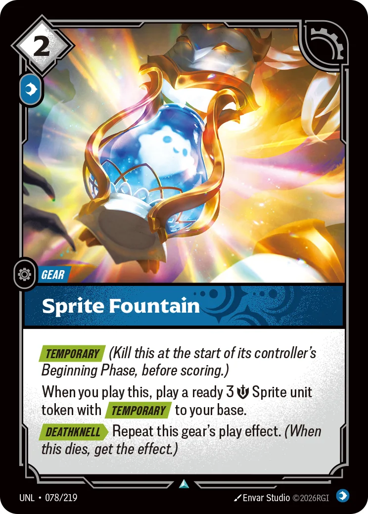 Sprite Fountain — Riftbound card UNL 078