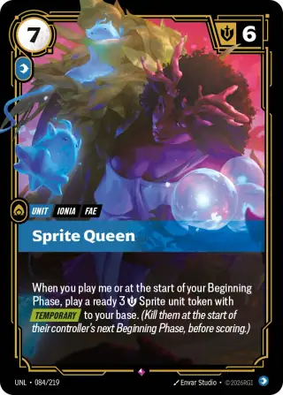 Sprite Queen — Riftbound card UNL 084