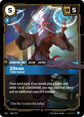 Zilean, Time Mage — Riftbound card UNL 086