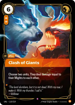 Clash of Giants — Riftbound card UNL 110