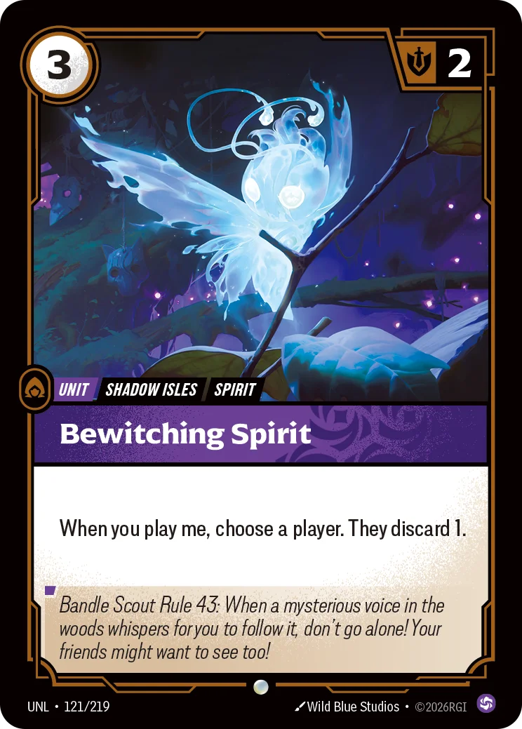 Bewitching Spirit — Riftbound card UNL 121