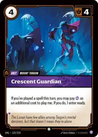 Crescent Guardian — Riftbound card UNL 122
