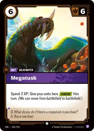 Megatusk — Riftbound card UNL 126