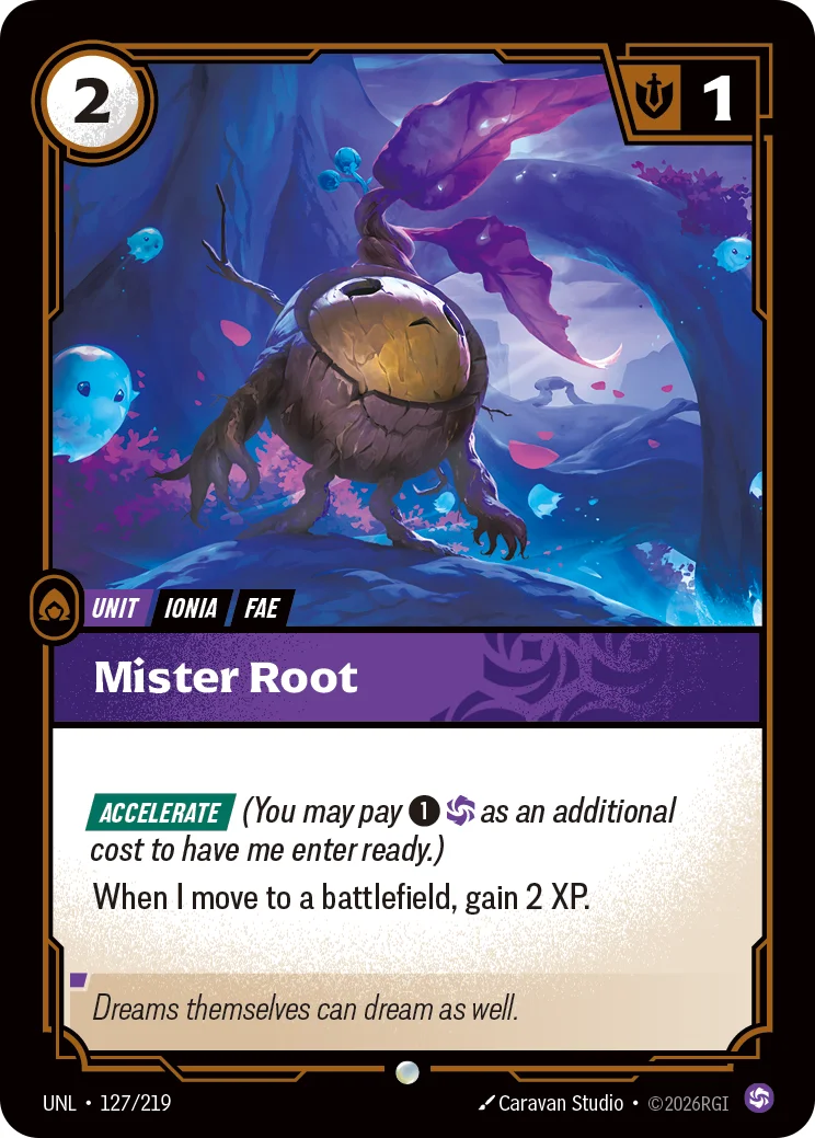 Mister Root — Riftbound card UNL 127
