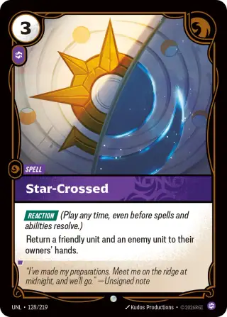 Star-Crossed — Riftbound card UNL 128
