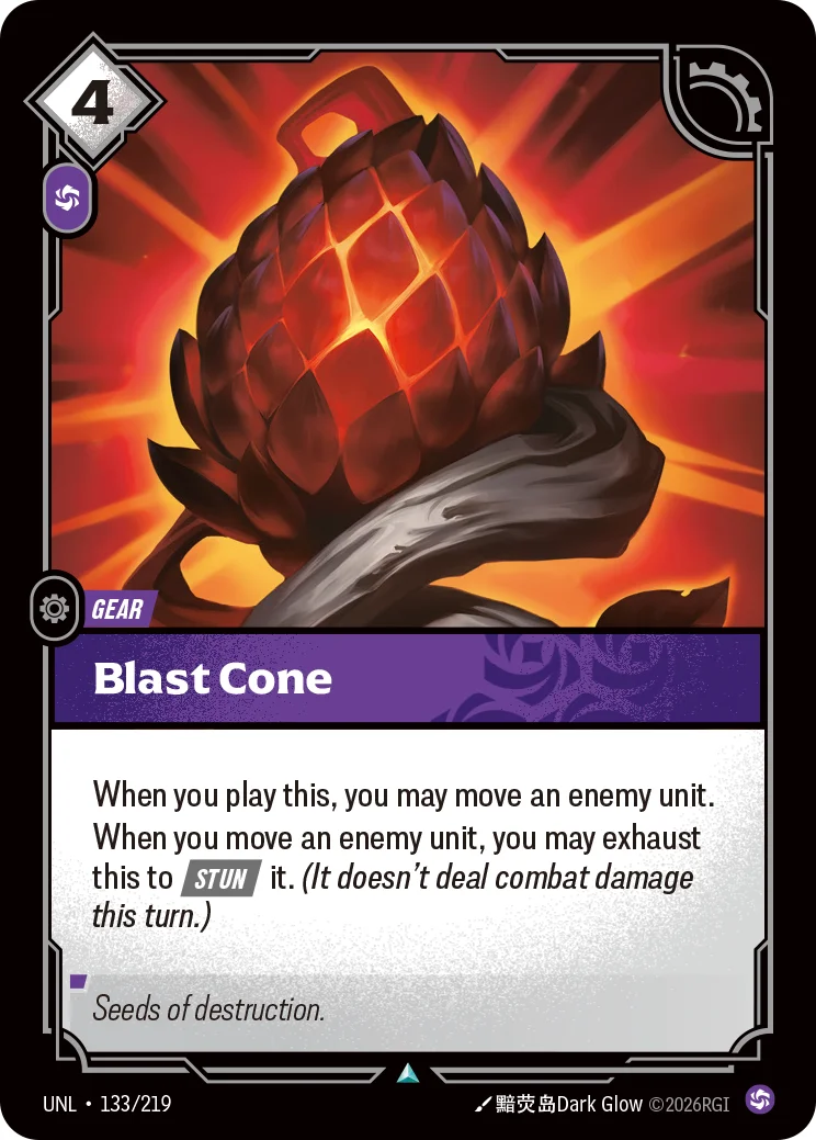 Blast Cone — Riftbound card UNL 133