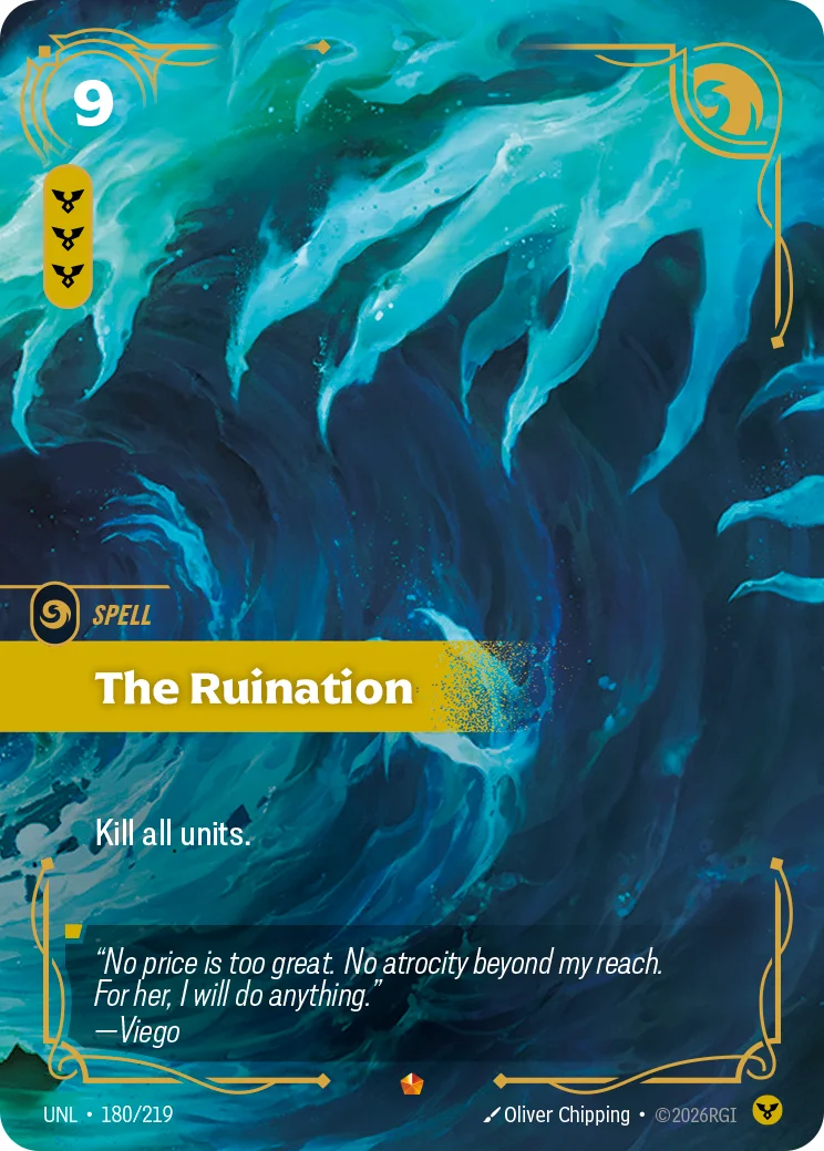 The Ruination — Riftbound Epic card UNL 180
