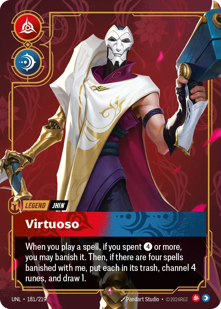 Jhin, Virtuoso — Riftbound card UNL 181