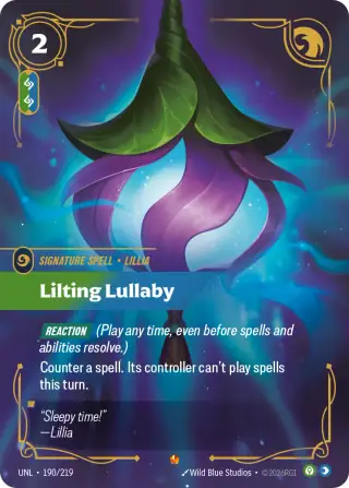 Lilting Lullaby — Riftbound Epic card UNL 190