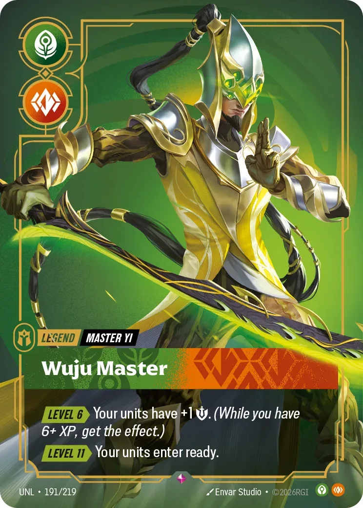 Master Yi, Wuju Master — Riftbound promo card UNL 191