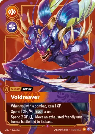 Kha'Zix, Voidreaver — Riftbound card UNL 201