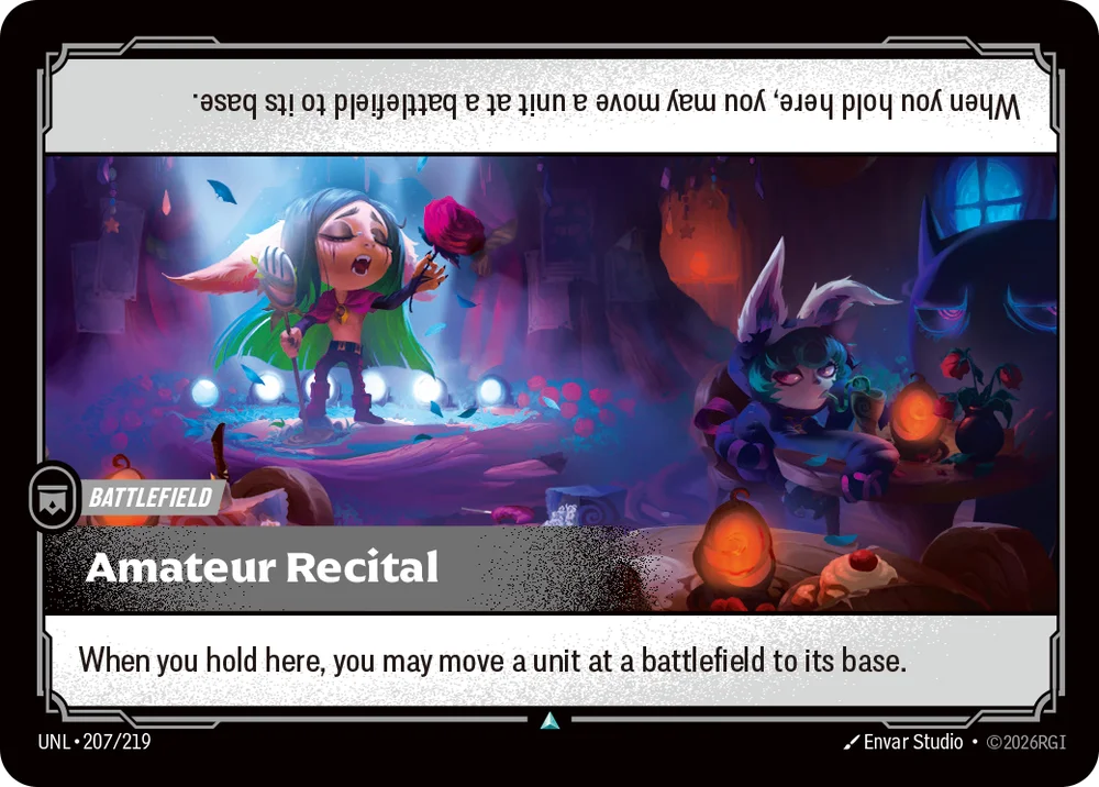 Amateur Recital — Riftbound card UNL 207