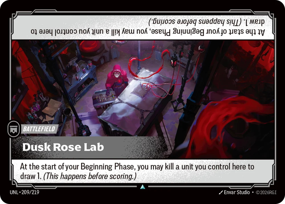 Dusk Rose Lab — Riftbound card UNL 209