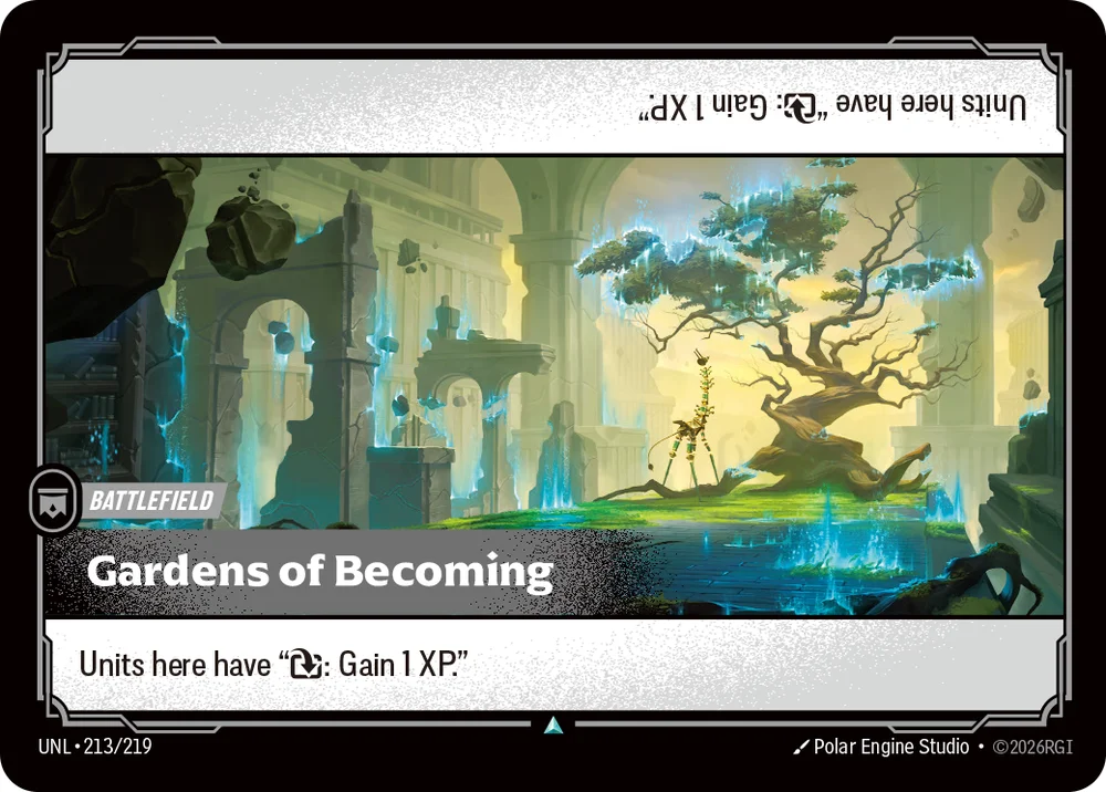 Gardens of Becoming — Riftbound card UNL 213
