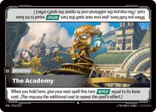 The Academy — Riftbound card UNL 216