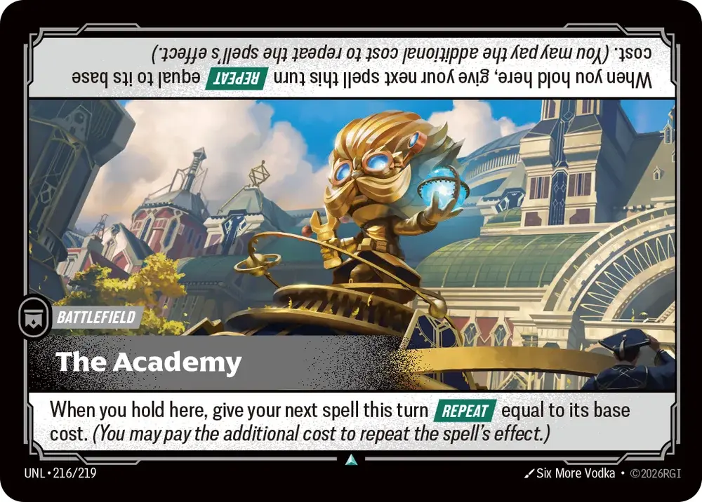 The Academy — Riftbound card UNL 216