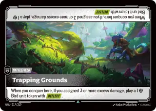 Trapping Grounds — Riftbound card UNL 217