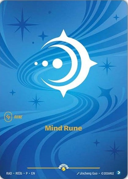 Mind Rune — Riftbound promo card RAD R03B